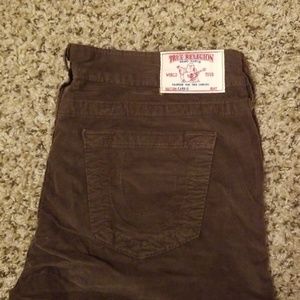True Religion Corduroy Flare Pants